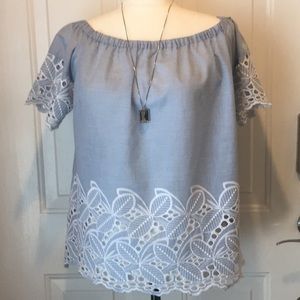 New Casual Collection by F&F light blue Top 6